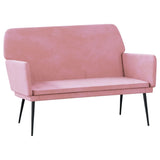 Bench Pink 108x79x79 cm Velvet 351385