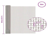 Mesh Screen 80 x 500 cm 8 Mesh Stainless Steel 201 Silver 42039672