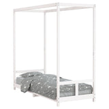 Kids Bed Frame White 80x200 cm Solid Wood Pine 834520