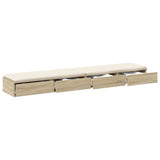 Bed Drawers Sonoma Oak 200 x 36.5 x 16.5 cm Engineered Wood 866917