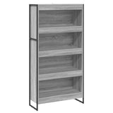 Book Cabinet 2 pcs Grey Sonoma 80 x 30 x 155 cm Engineered Wood 3403007