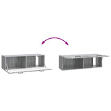 Wall-Mounted TV Cabinet Grey Sonoma 98 x 31 x 30 cm 898731