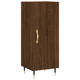 Sideboard Brown Oak 34.5x34x90 cm Engineered Wood 828523