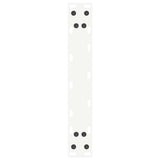 Console Table Legs U-Shaped 2 pcs White 38x cm Steel 4013173