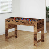 Foosball Table Old Wood 125 x 60.5 x 80 cm Engineered Wood 858891