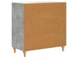 Sideboard Concrete Grey 66 x 34.5 x 90 cm Engineered Wood 894178