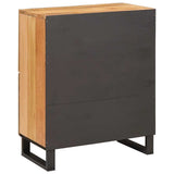 Sideboard with Storage Brown 60 x 33 x 75 cm Solid Mango Wood 4018070