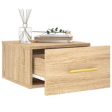 Wall-mounted Bedside Cabinets 2 pcs Sonoma Oak 35x35x20 cm 829795