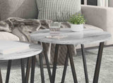 Side Table Set 2 pcs Grey Sonoma and Black 869723