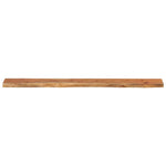 ZNTS Wall Shelf 140x20x2.5 cm Rectangular Solid Wood Acacia Live Edge 370231