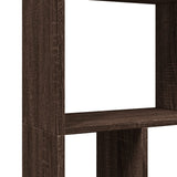 Bookcase Brown Oak 60x20x120.5 cm Engineered Wood 858153