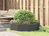 Planter Black 120 x 120 x 35 cm Steel 883724