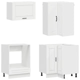 Kitchen Unit PORTO 8 pcs High Gloss White Engineered Wood 3438491