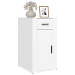 ZNTS Desk Cabinet White 40x49x75 cm Engineered Wood 816792