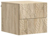 Wall-Mounted Bedside Cabinet Sonoma Oak 34.5 x 33 x 40 cm 898809