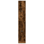 Apothecary Cabinet Smoked Oak 30x41x174.5 cm Engineered Wood 3309631