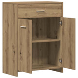 Bathroom Cabinet Artisan Oak 60x33x80 cm Engineered Wood 856288