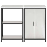 Kitchen Storage Set HATTEM 2 pcs Silver Stainless Steel 3392691