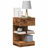Bedside Cabinet Old Wood 40x35x65 cm Engineered Wood 856748
