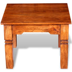ZNTS Coffee Table Solid Wood 60x60x45 cm 244048