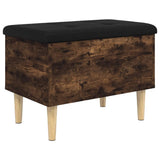 Storage Bench Smoked Oak 62x42x46 cm Engineered Wood 835072