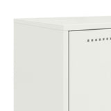 Highboard White 68.5x38.5x107 cm Steel 846511