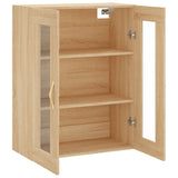 Wall Mounted Cabinet Sonoma Oak 69.5x34x90 cm 828463