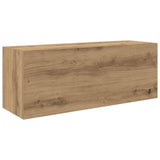 Bathroom Wall Cabinet Artisan Oak 80x25x30 cm Engineered Wood 860084
