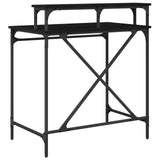 Desk Black Oak 80 x 50 x 90 cm Engineered Wood 881281