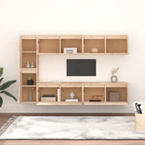 TV Cabinets 6 pcs Solid Wood Pine 3100234