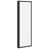 Shower Screen Folding Black 120 x 2 x 117 cm Aluminium and PP 42009754