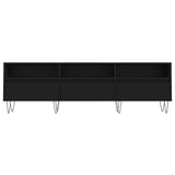 TV Cabinet Black 150x30x44.5 cm Engineered Wood 831277