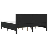 Bed Frame with Mattress Black 180 x 200 cm Velvet 3415261