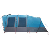 Family Tent Tunnel 8-Person Blue Waterproof 94750