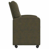 Dining Chairs with Wheels 2 pcs Army green 57 x 67 x 95 cm 42017846