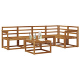 Outdoor Sofa Set 6 pcs Natural Solid Acacia Wood 3366417