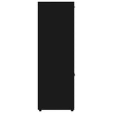 Book Cabinet Black 90x30x90 cm Engineered Wood 802931