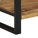 Clothes Rack 80x40x190 cm Solid Rough Wood Mango 4015961