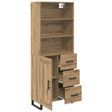 Highboard 2 pcs Artisan Oak 69.5 x 34 x 180 cm Engineered Wood 3415851