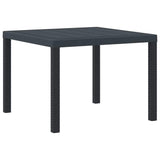 Garden Dining Set 5 pcs Anthracite Polypropylene 3378536