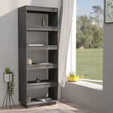 Book Cabinet/Room Divider Grey 60x35x167 cm Solid Pinewood 810876