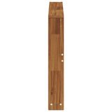 Armrest 2 pcs Natural 78.5 x 10 x 61 cm Solid Acacia Wood 900590