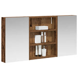 Bathroom Cabinet Set 3 pcs 100 x 10.5 x 50 cm Engineered wood 3403686
