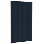 Roof Panels 36 pcs Galvanised Steel Anthracite 80x45 cm 317204