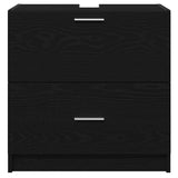 Bathroom Cabinet Black Oak 59 x 37 x 59 cm Engineered wood 868823
