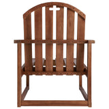 Garden Sofa Chairs 2 pcs Solid Acacia Wood 44033