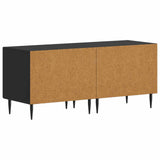 TV Cabinet Black Engineered Wood 896896