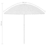 Hawaii Beach Parasol White 300 cm 314702