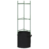 Tomato Cages with Plant Bags 6 pcs 116 cm Steel and PP 3281488