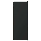 Wall-Mounted Cabinet Black 33 x 34.5 x 94 cm Engineered Wood 898246